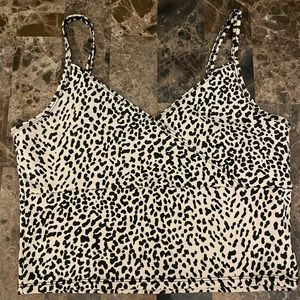 Spaghetti strap crop top tank from SHEIN! Size small, stretchy, comfy!